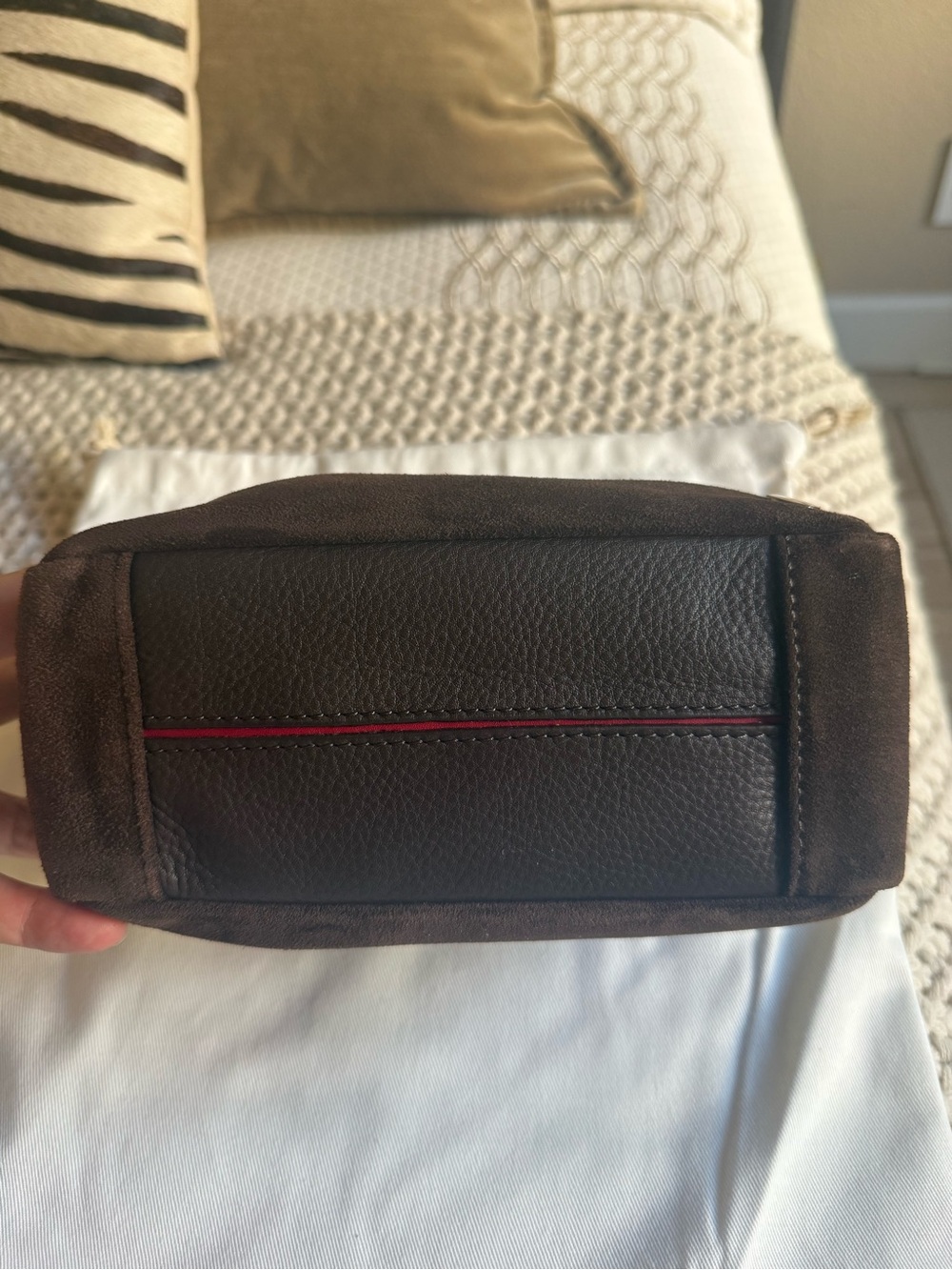 Hammitt Evan Expresso Suede Studded Crossbody Bag - Picture 5 of 6